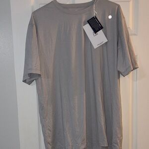 Rhoback Light Gray Men's Short Sleeve performance Tee